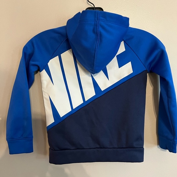 Nike Blue Two-Tone Zip-Up Sweatshirt - Picture 3 of 4